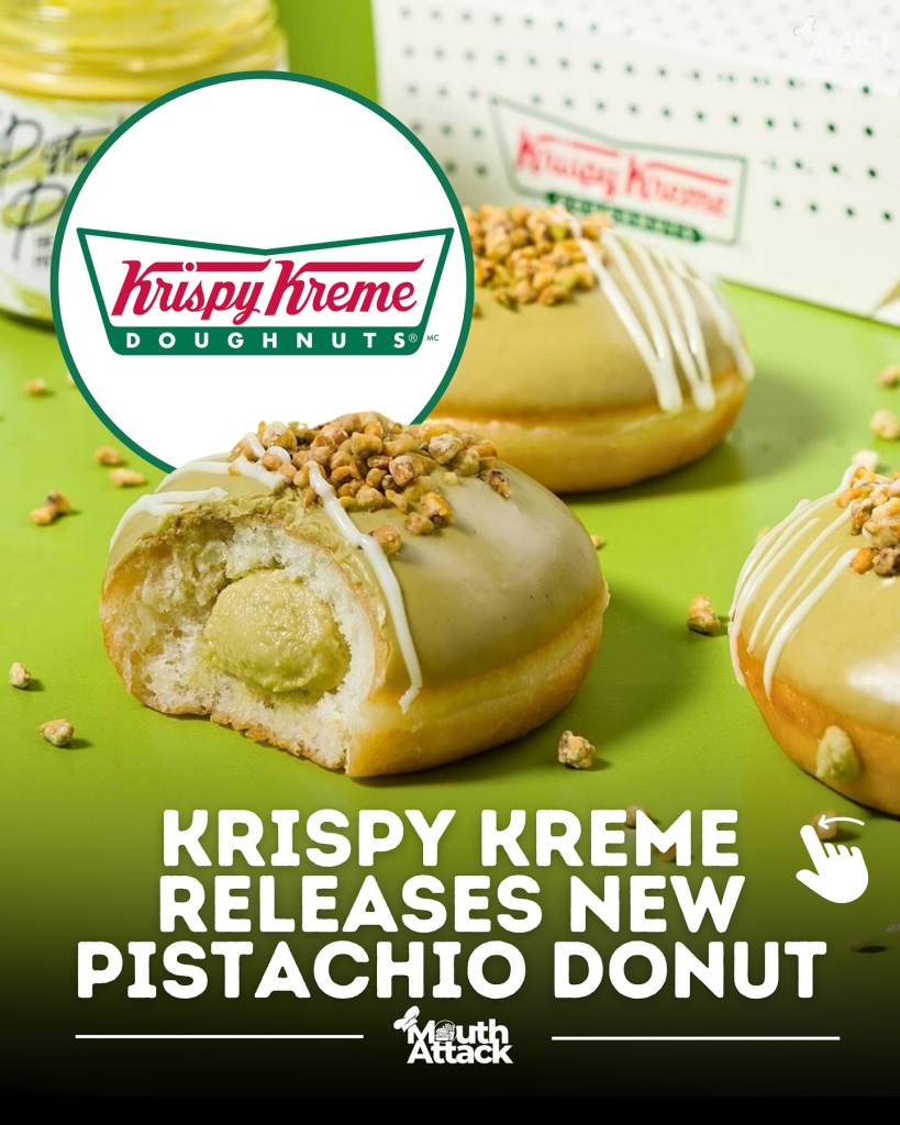 Krispy Kreme Brings Viral Pistachio Overload Doughnut to the UK & Ireland